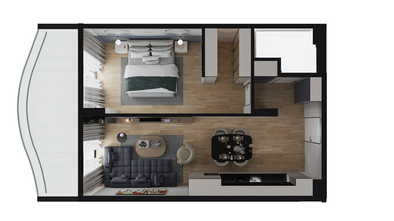 דירה מאוחדת